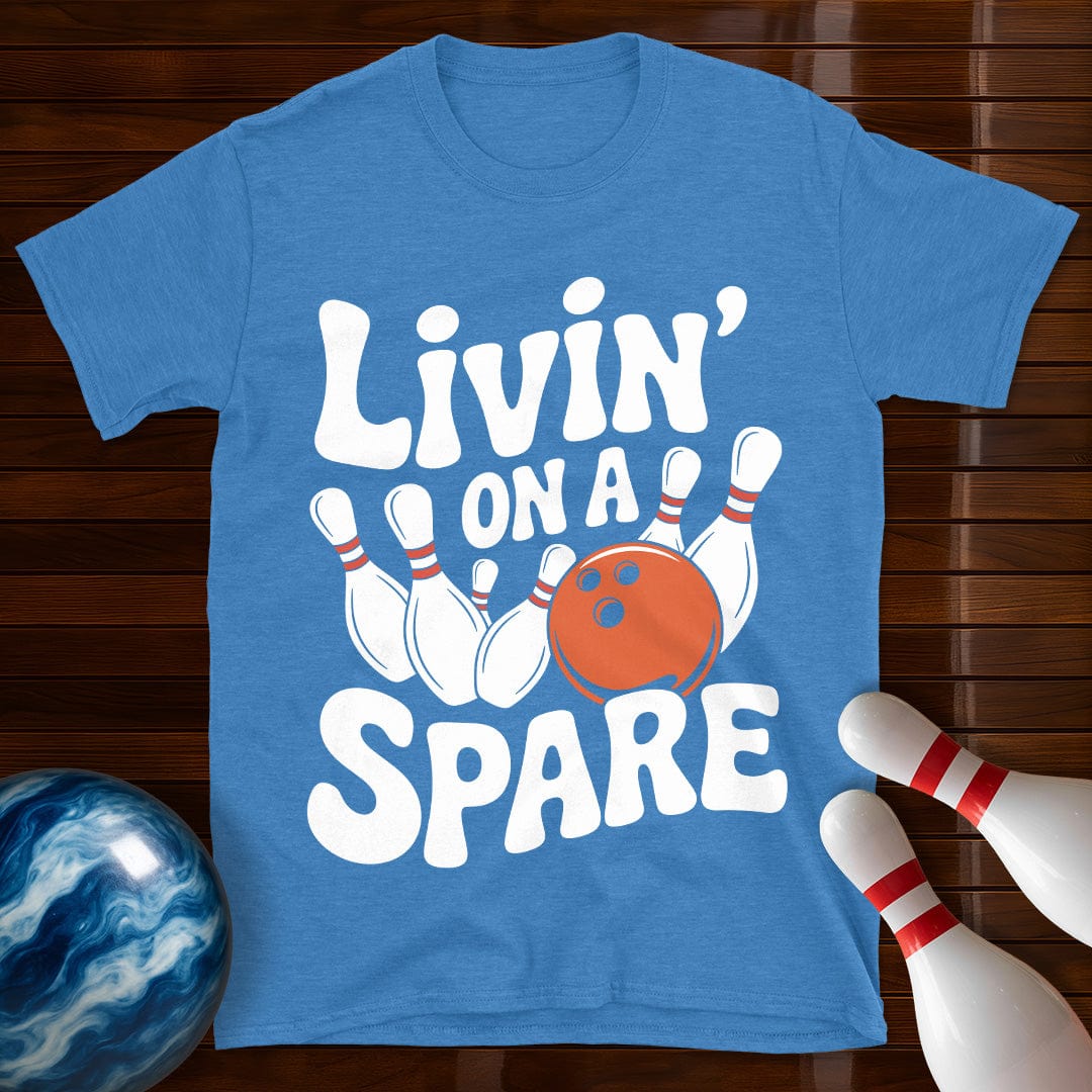 Livin' On A Spare Bowling T-Shirt