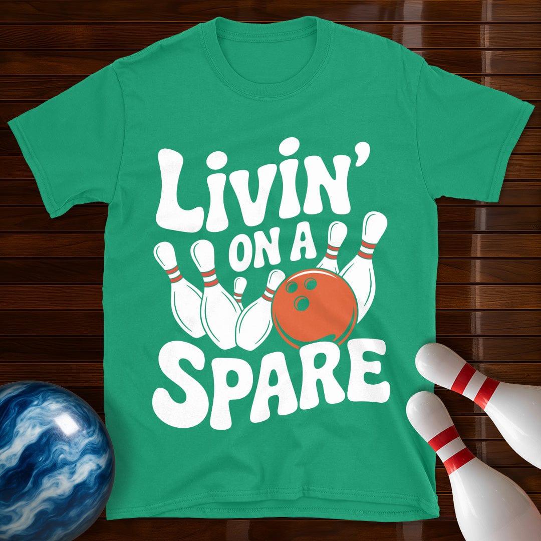 Livin' On A Spare Bowling T-Shirt