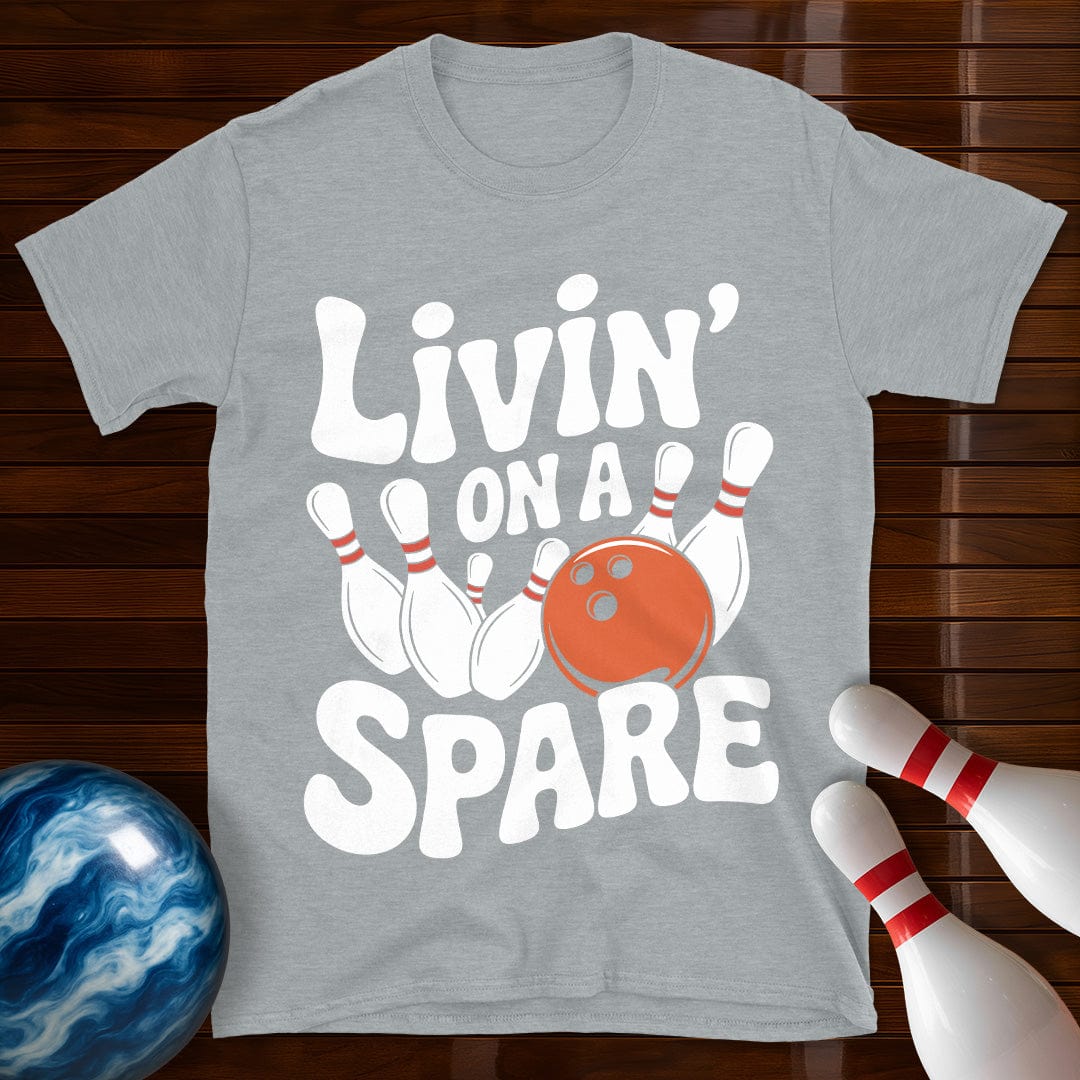 Livin' On A Spare Bowling T-Shirt