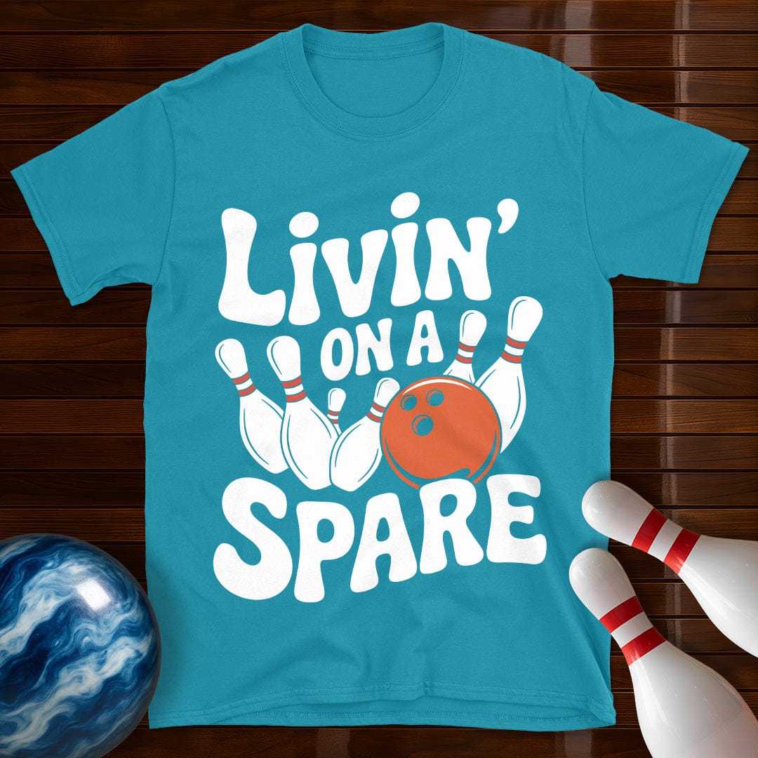 Livin' On A Spare Bowling T-Shirt