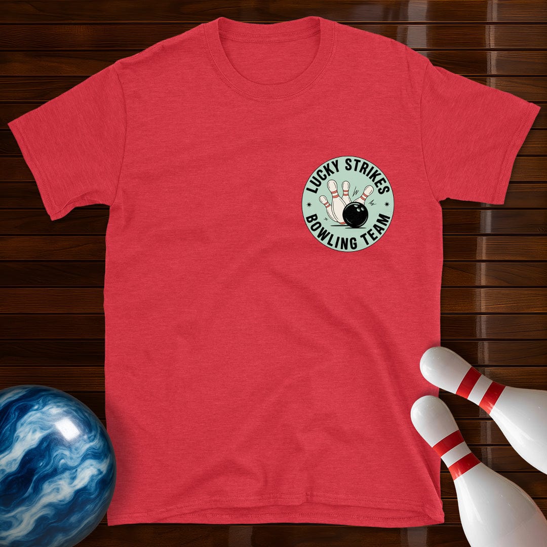 Lucky Strikes Bowling Badge T-Shirt