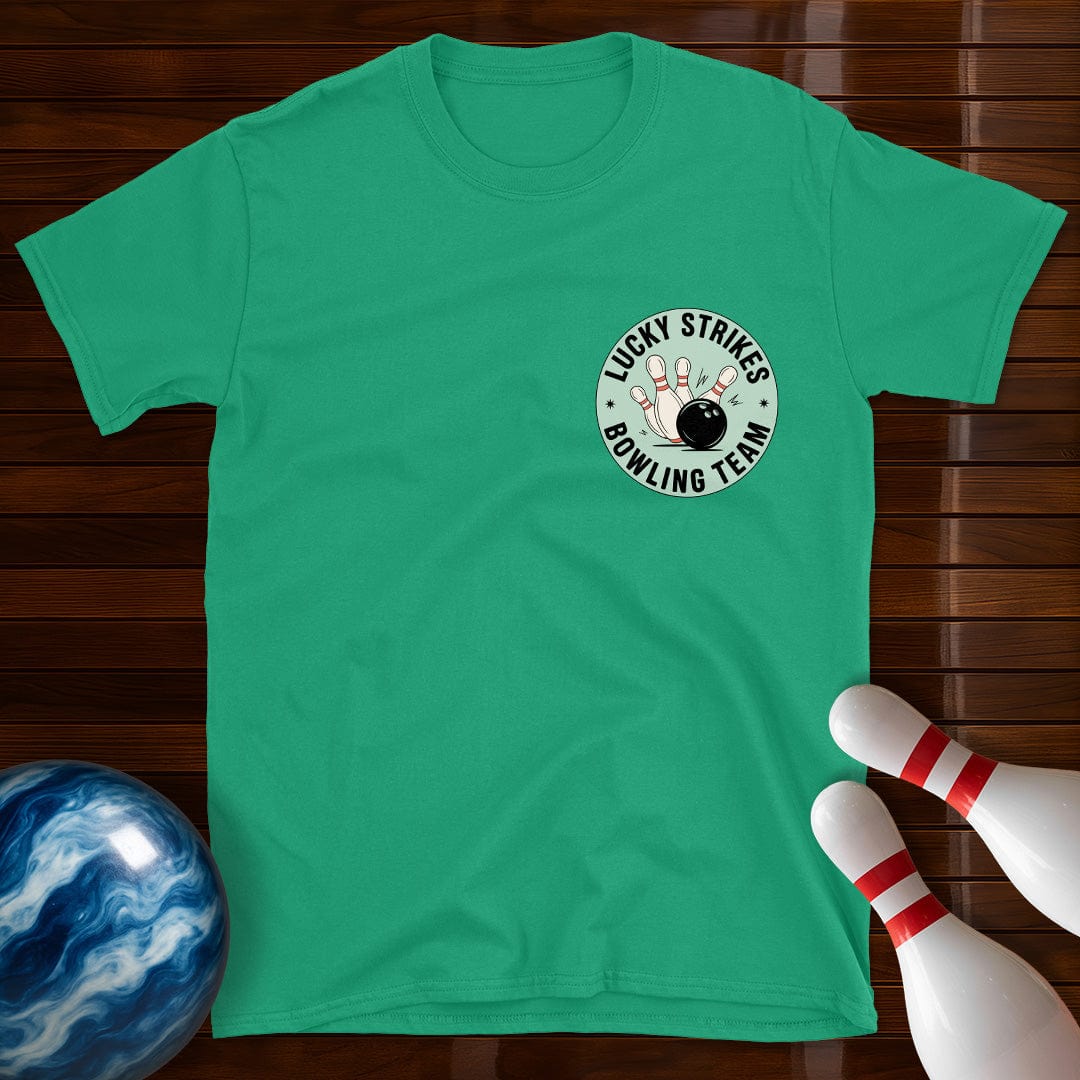 Lucky Strikes Bowling Badge T-Shirt