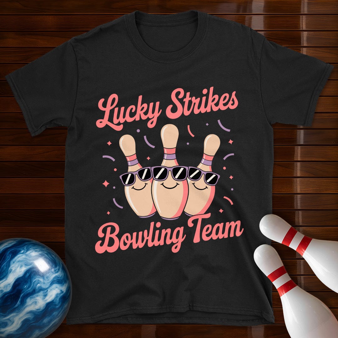 Lucky Strikes Women's Bowling T-Shirt