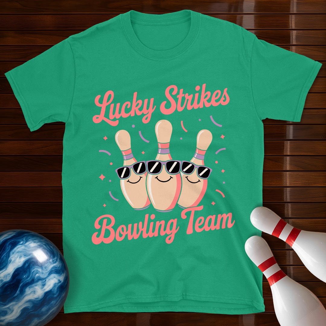 Lucky Strikes Women's Bowling T-Shirt