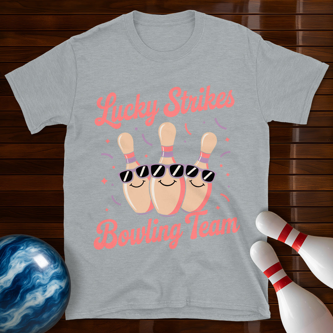 Lucky Strikes Women's Bowling T-Shirt