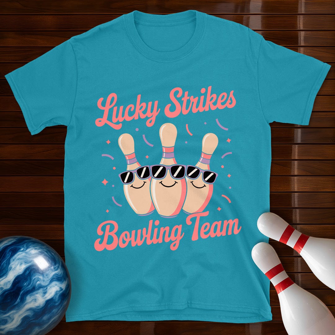 Lucky Strikes Women's Bowling T-Shirt