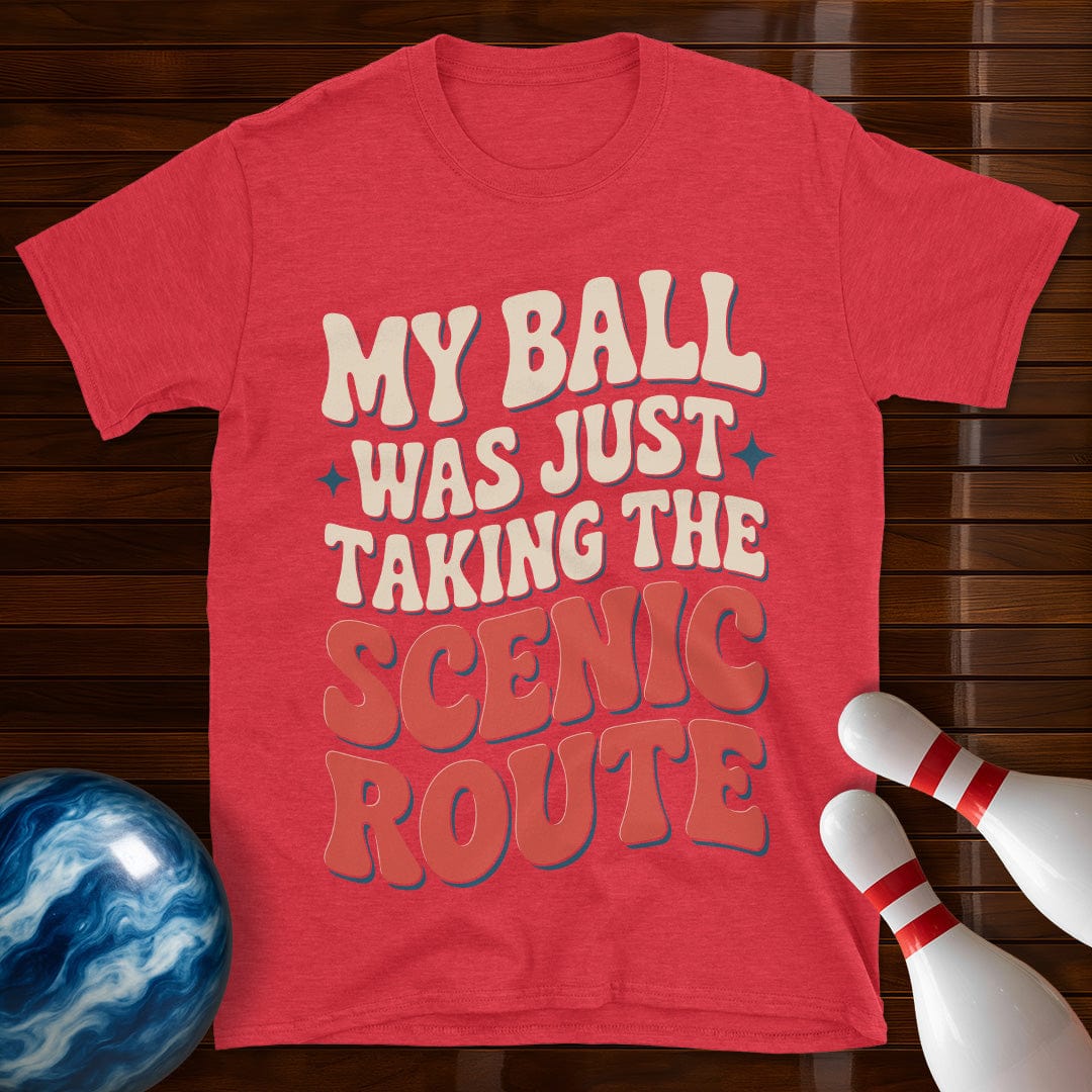 My Ball Was Just Taking The Scenic Route Retro Shirt