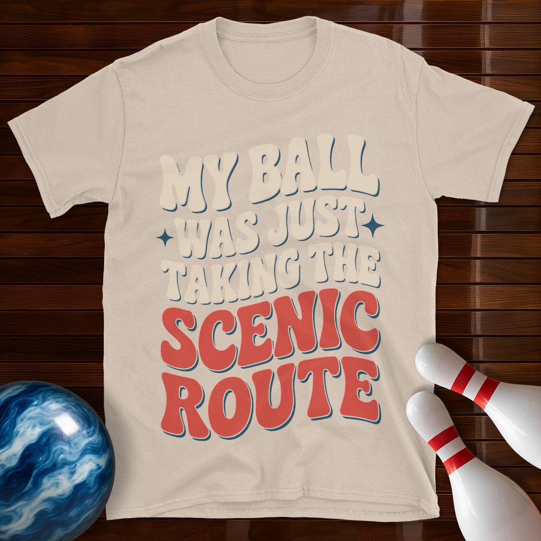 My Ball Was Just Taking The Scenic Route Retro Shirt