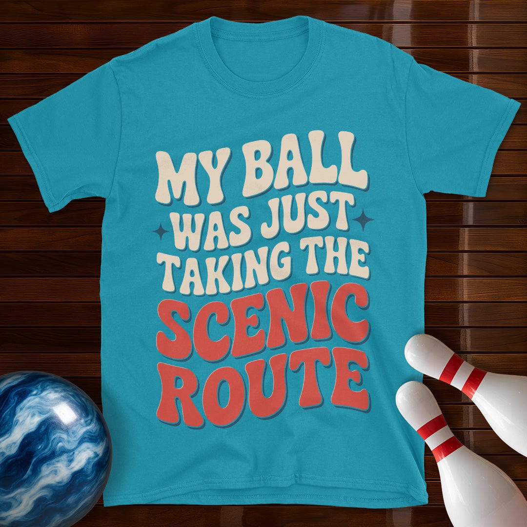 My Ball Was Just Taking The Scenic Route Retro Shirt