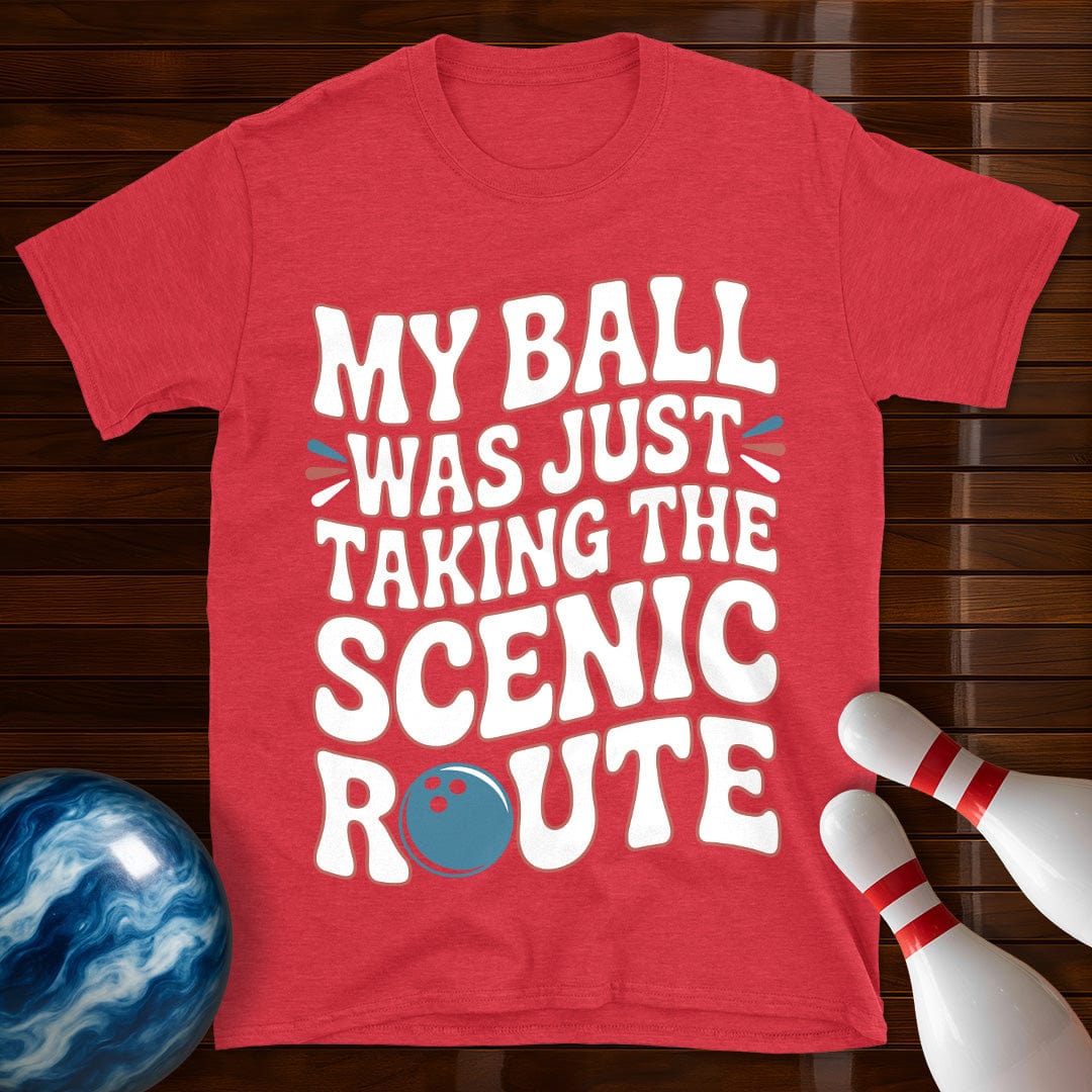 My Ball Was Just Taking The Scenic Route Retro T-Shirt