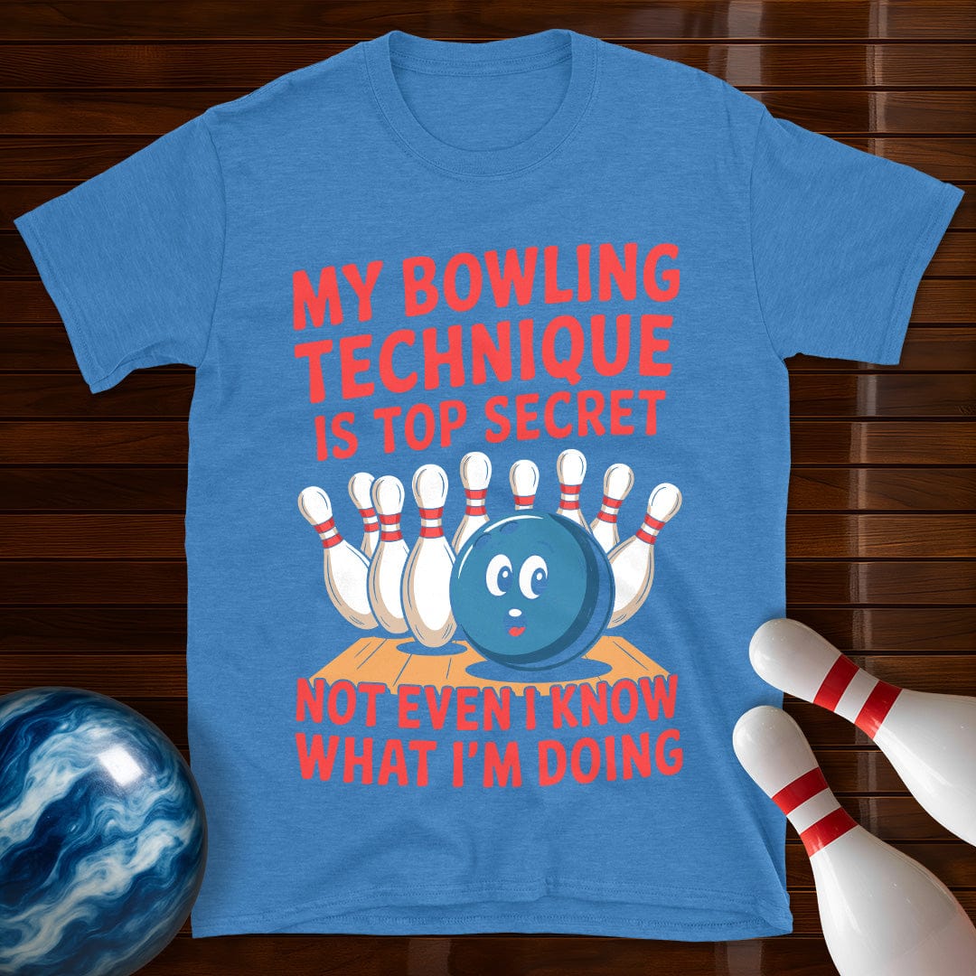 My Bowling Technique Is Top Secret Bowling T-Shirt