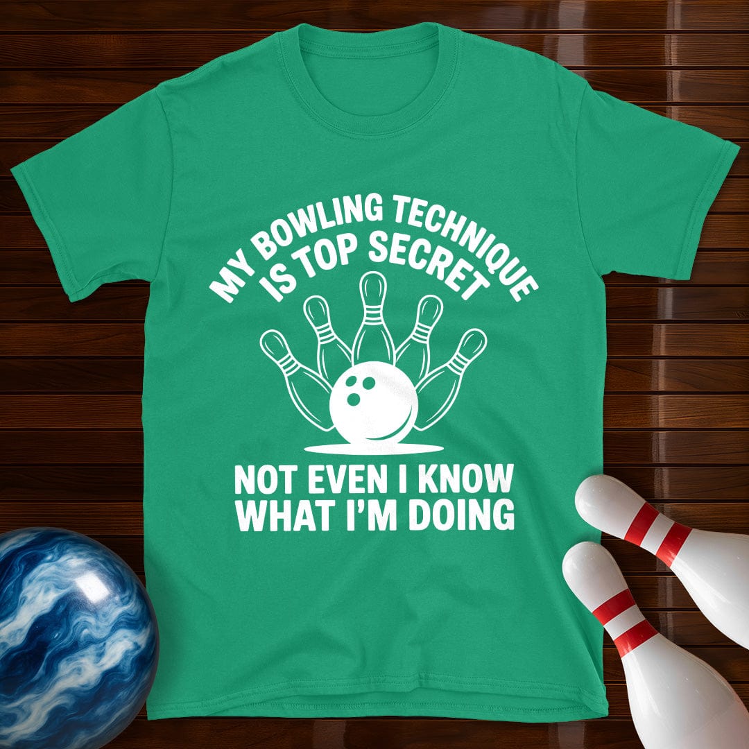 My Bowling Technique Is Top Secret T-Shirt