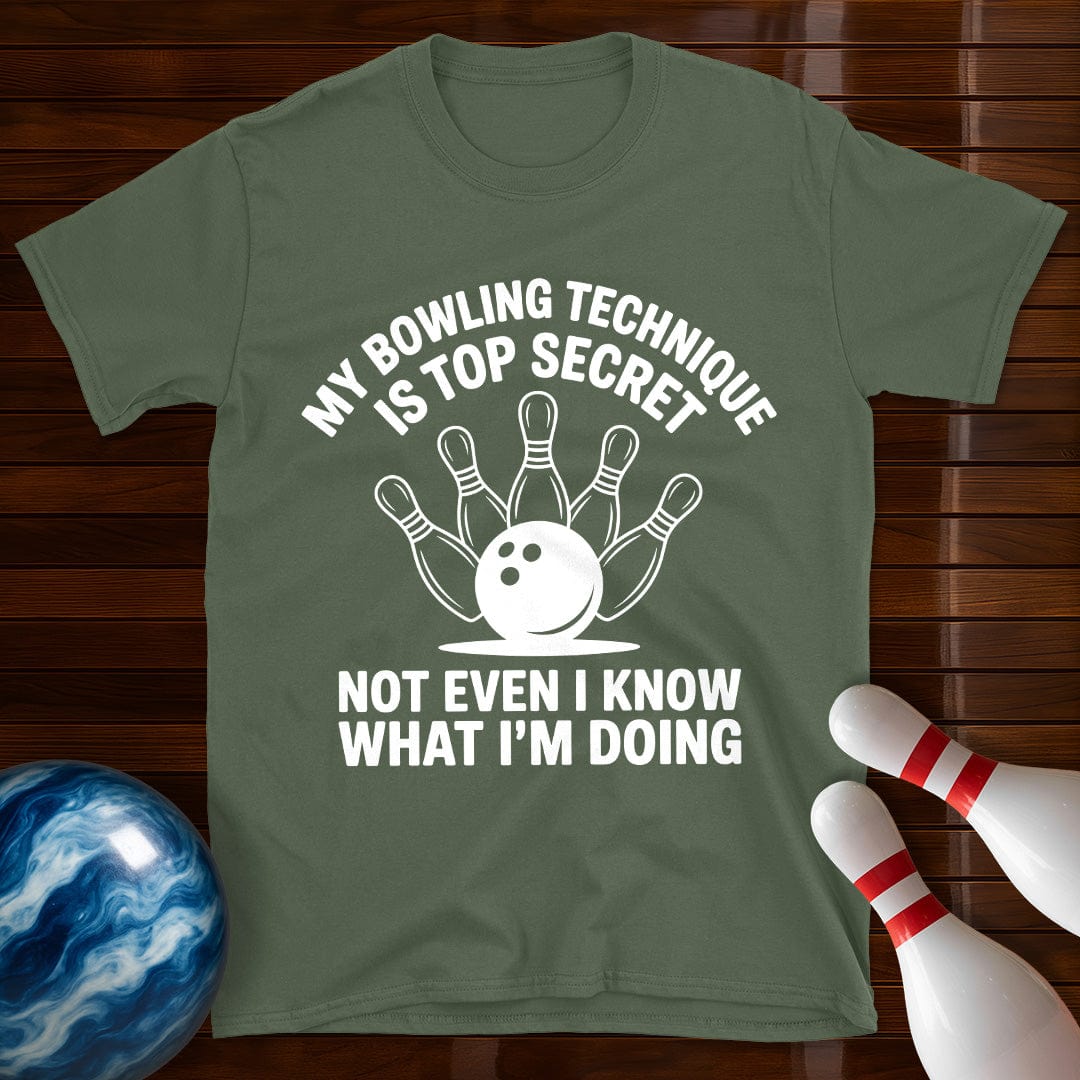 My Bowling Technique Is Top Secret T-Shirt