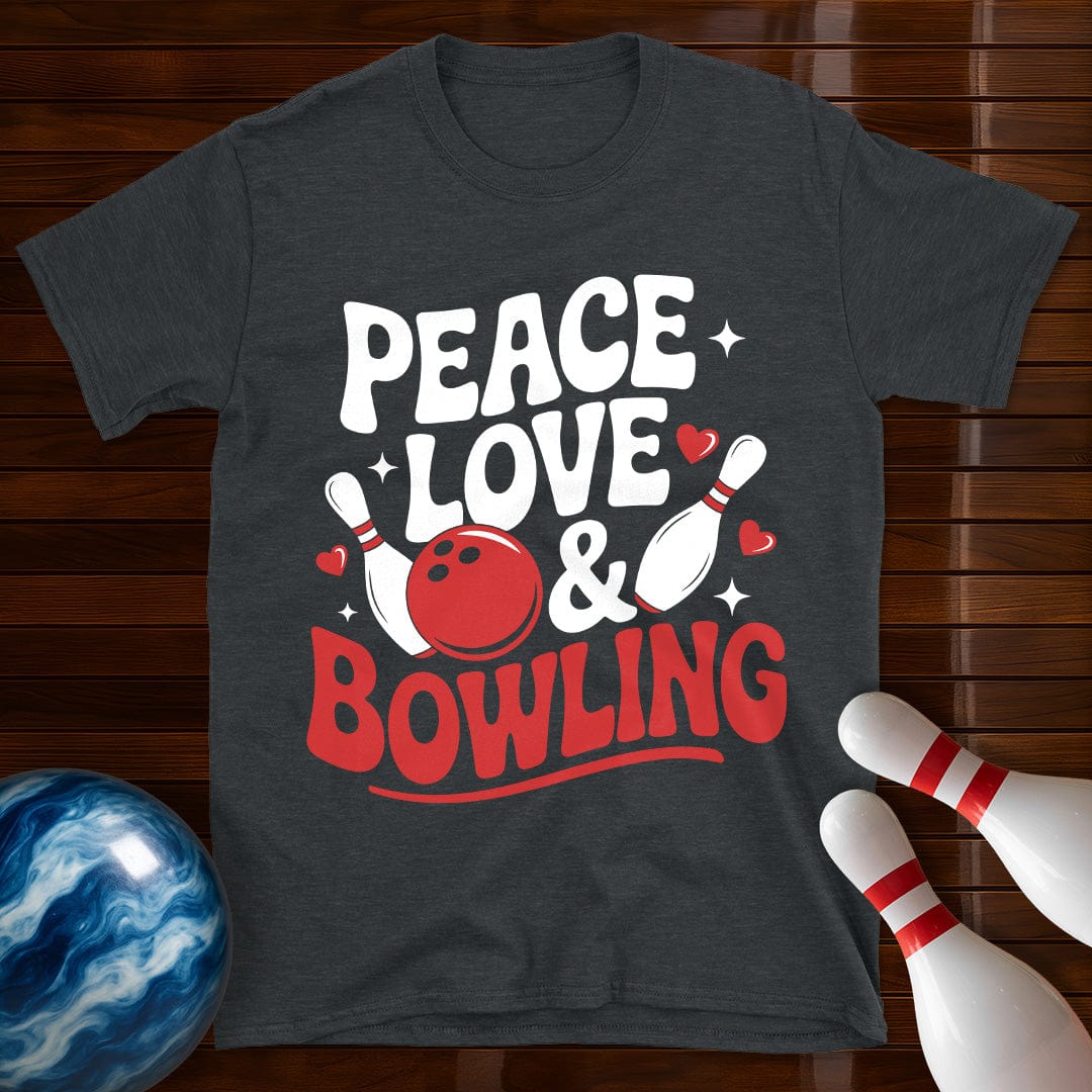 Peace Love Bowling T-Shirt