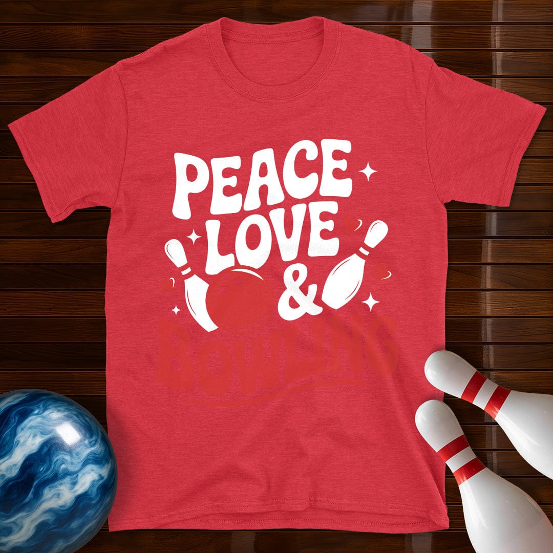Peace Love Bowling T-Shirt