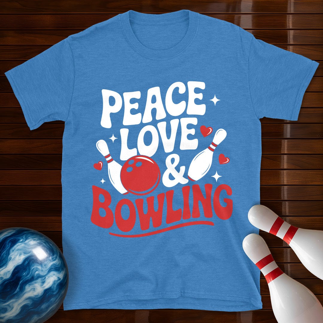 Peace Love Bowling T-Shirt