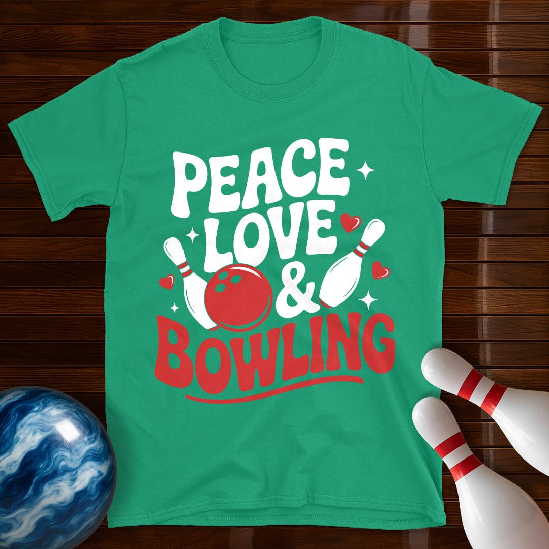 Peace Love Bowling T-Shirt