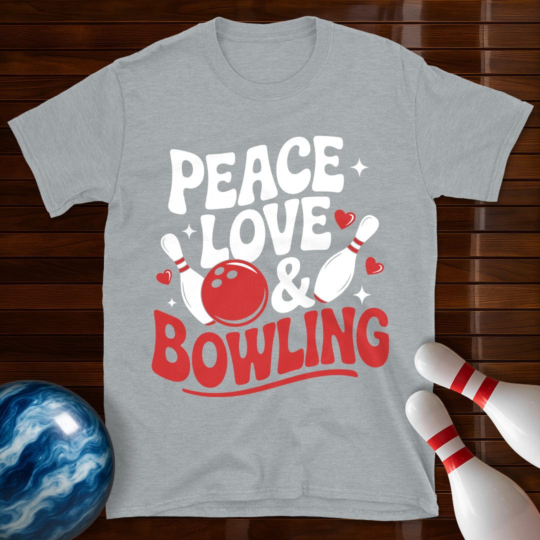 Peace Love Bowling T-Shirt