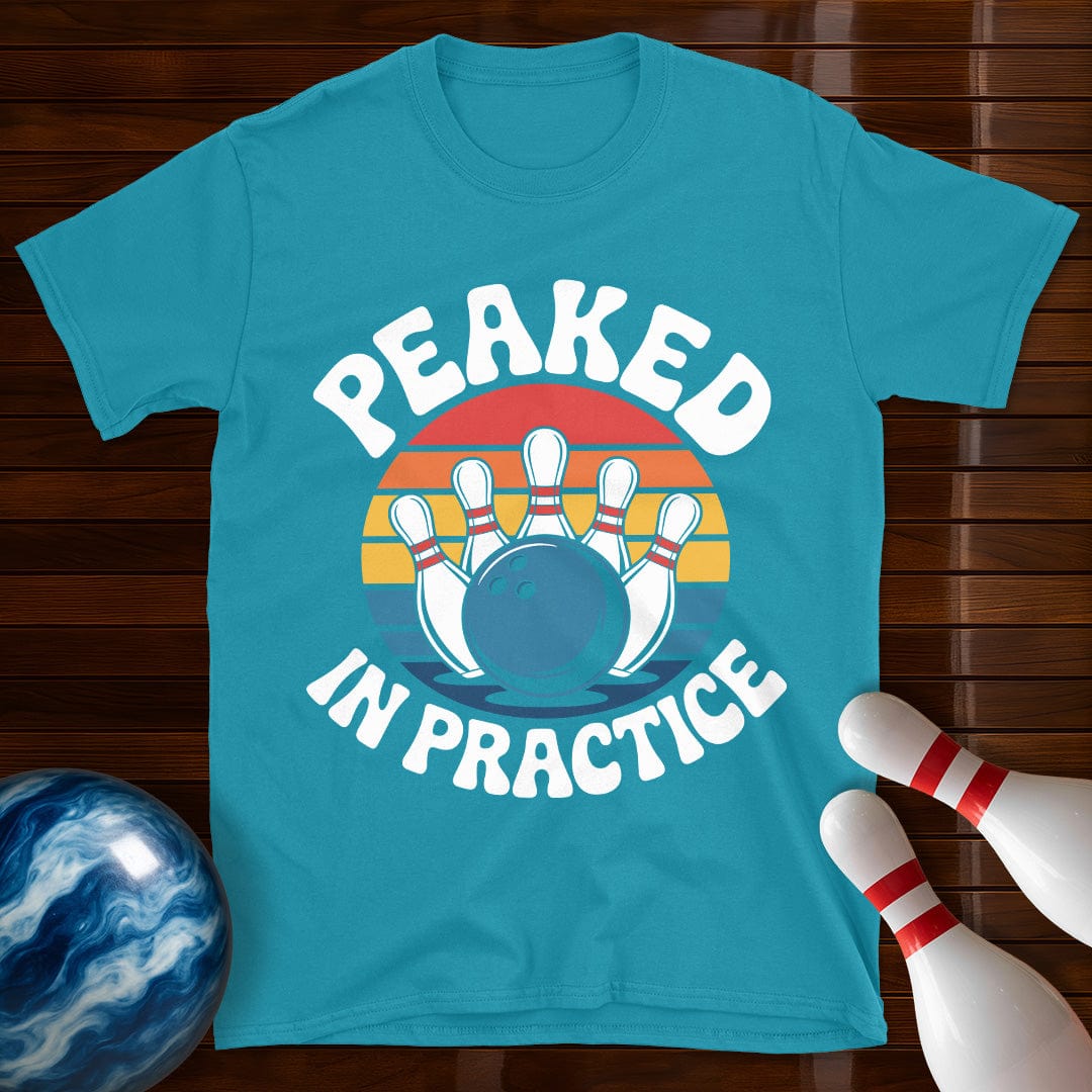 Peaked In Practice Bowling Tee