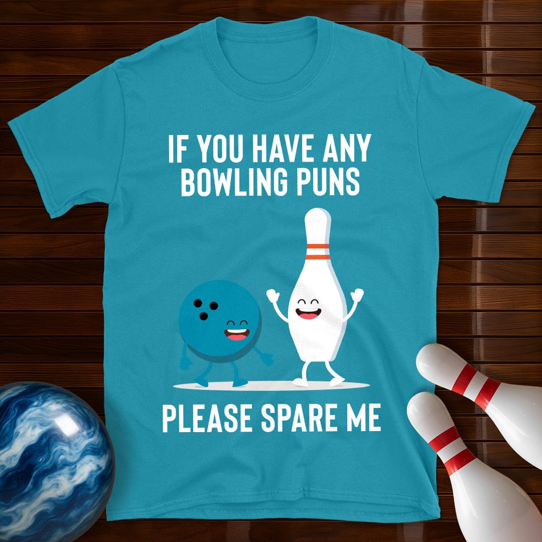 Please Spare Me Bowling Pun T-Shirt