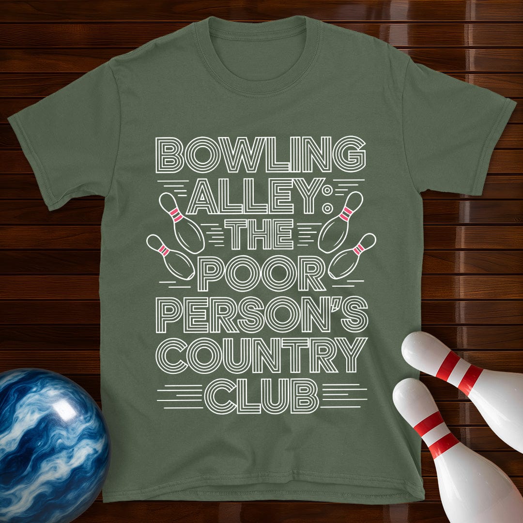 Poor Persons Country Club Bowling T-Shirt