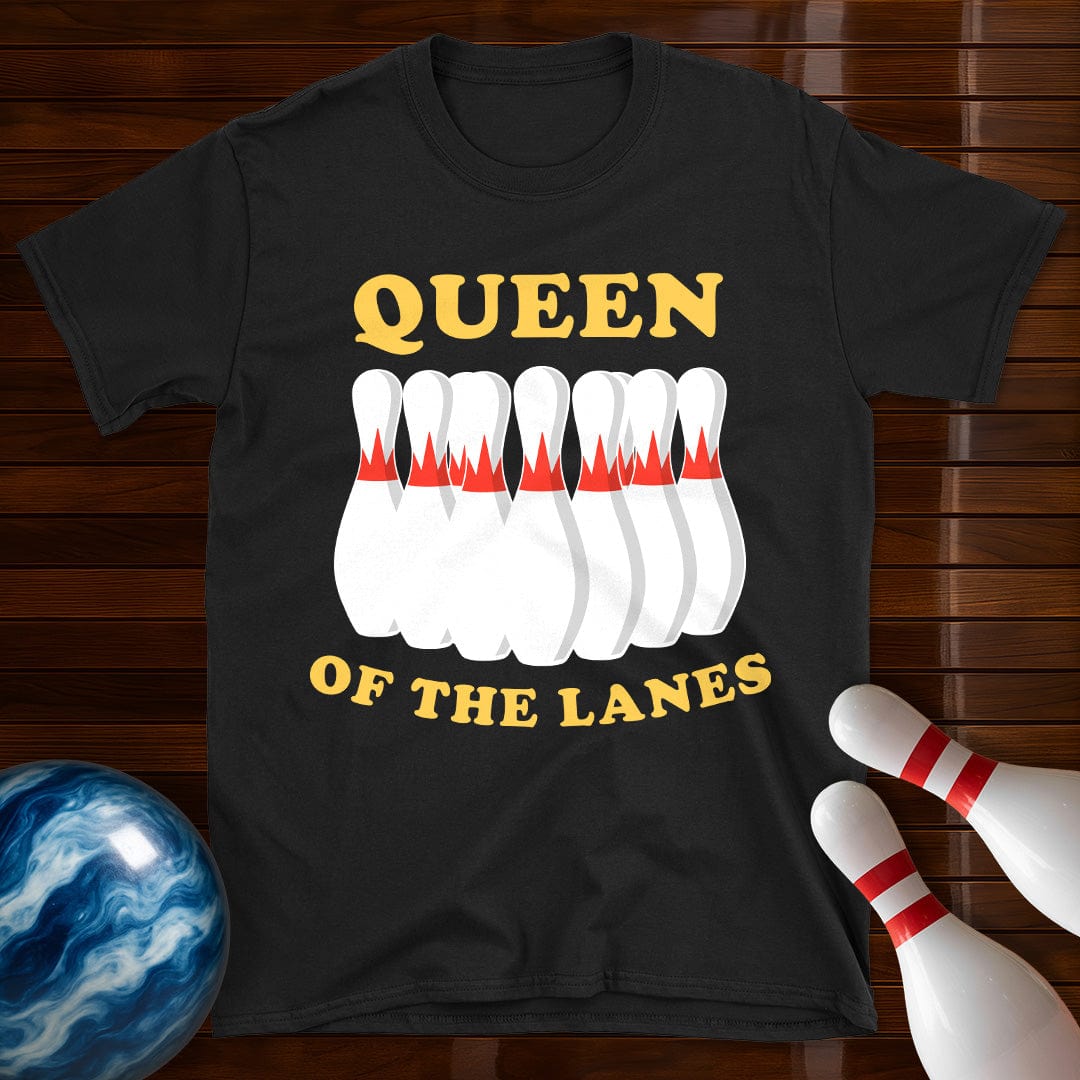 Queen Of The Lanes Bowling T-Shirt