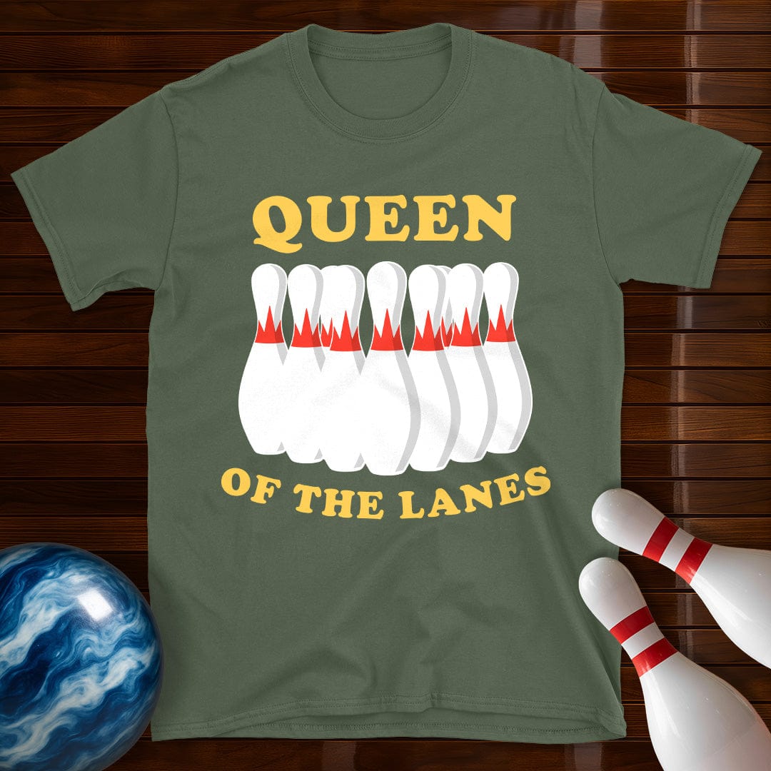 Queen Of The Lanes Bowling T-Shirt