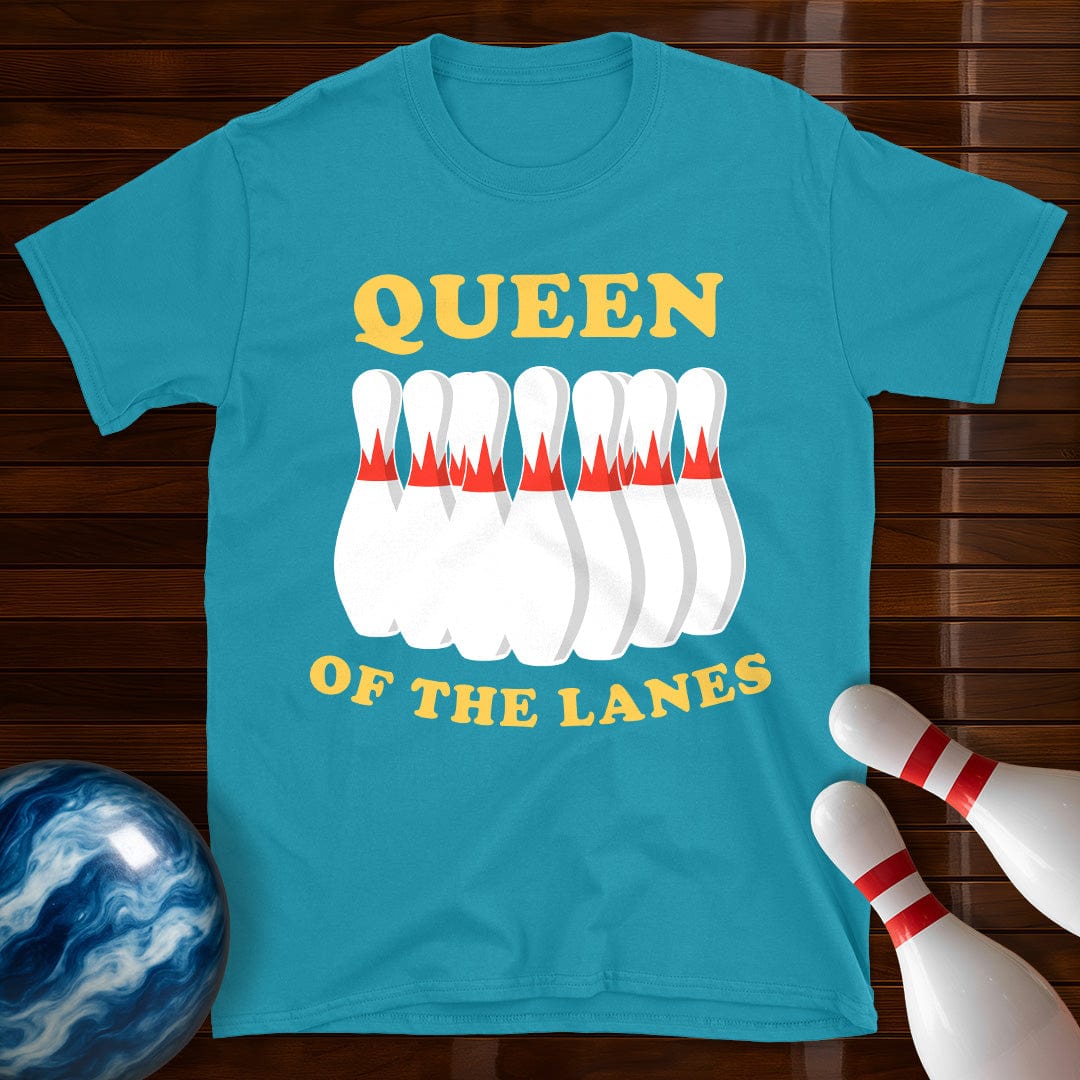 Queen Of The Lanes Bowling T-Shirt