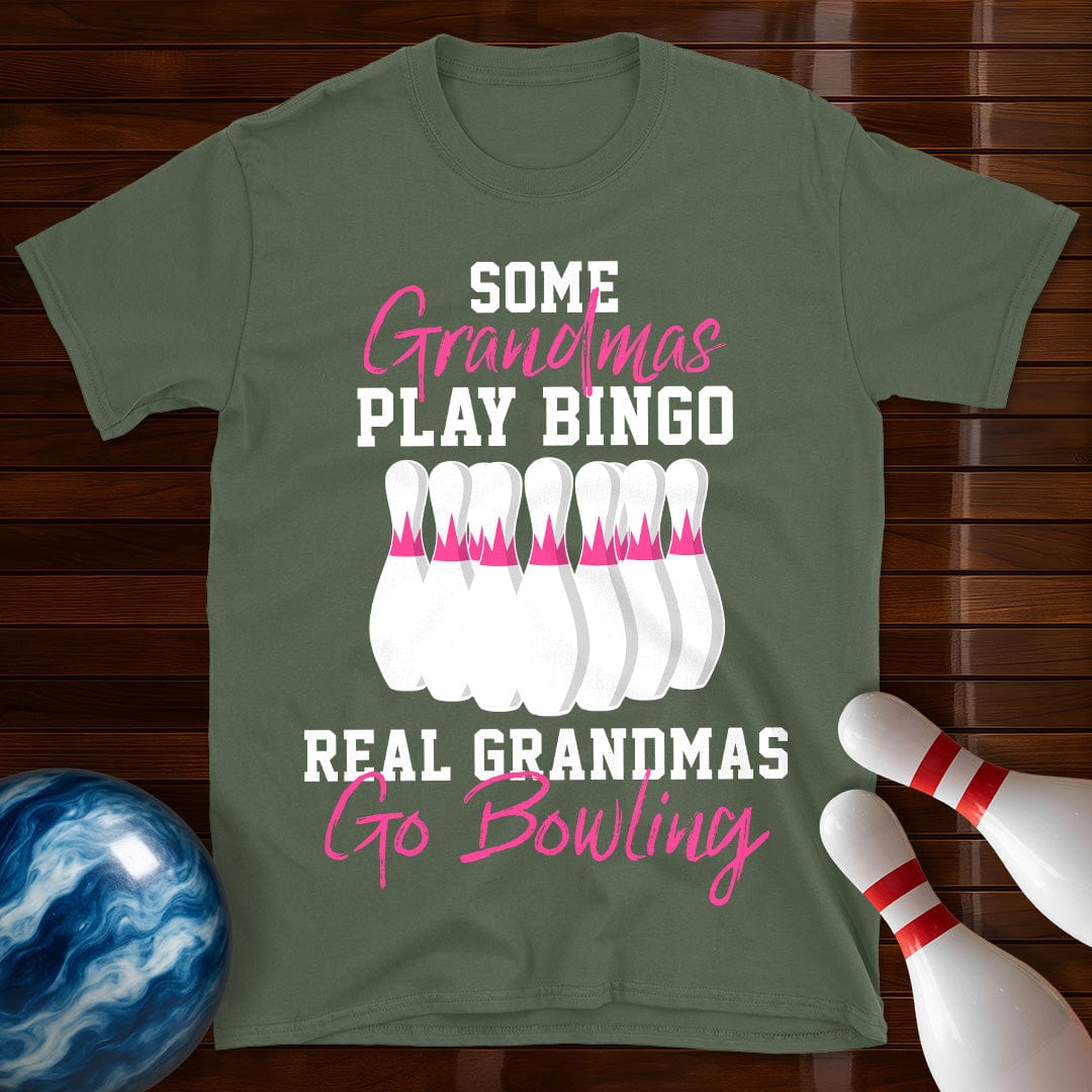 Real Grandmas Go Bowling T-Shirt