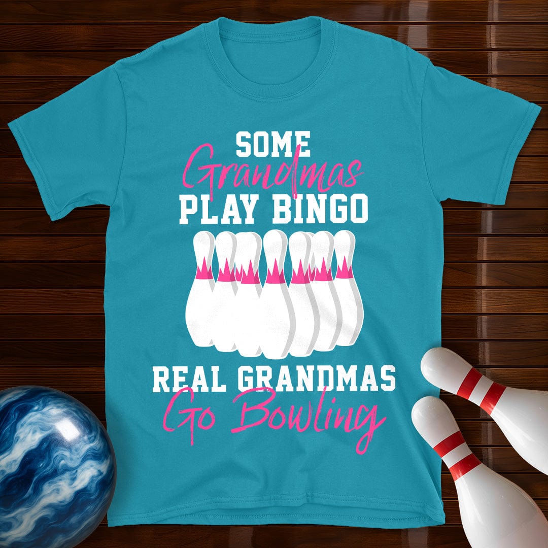 Real Grandmas Go Bowling T-Shirt