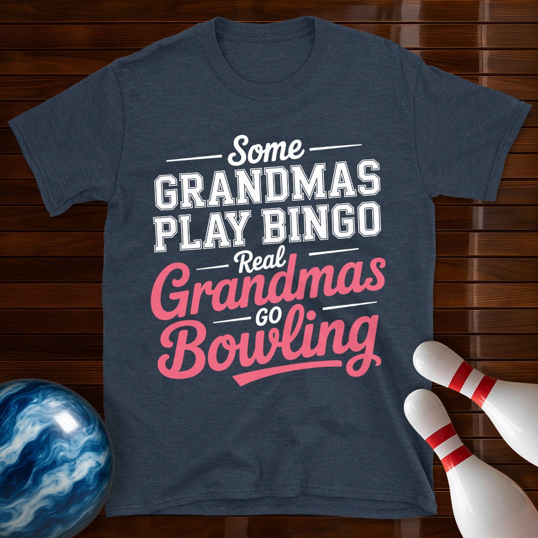 Real Grandmas Go Bowling Tee