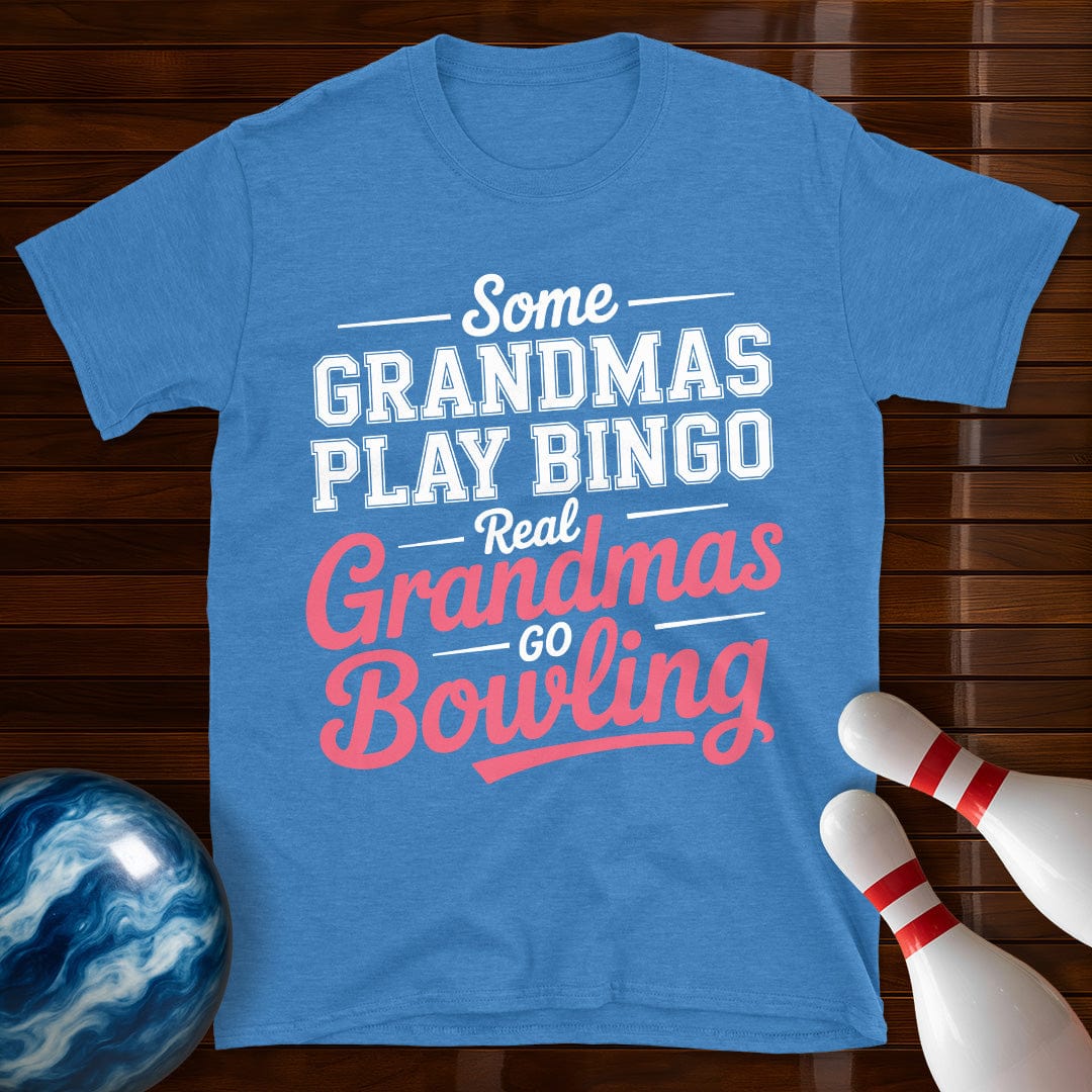 Real Grandmas Go Bowling Tee