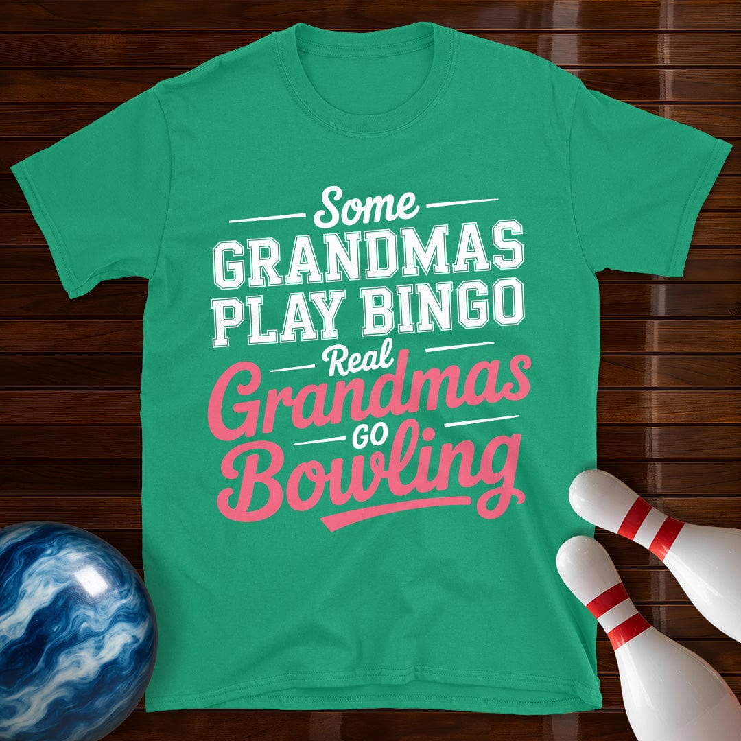 Real Grandmas Go Bowling Tee