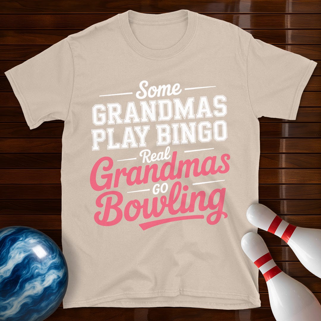 Real Grandmas Go Bowling Tee