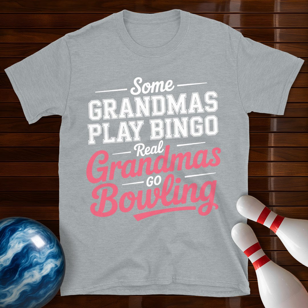 Real Grandmas Go Bowling Tee