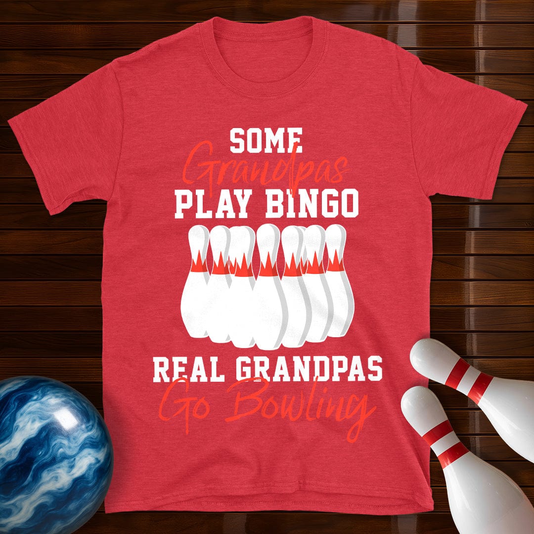 Real Grandpas Go Bowling T-Shirt