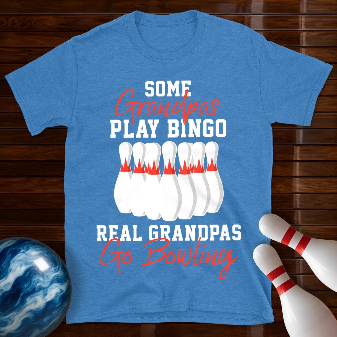 Real Grandpas Go Bowling T-Shirt