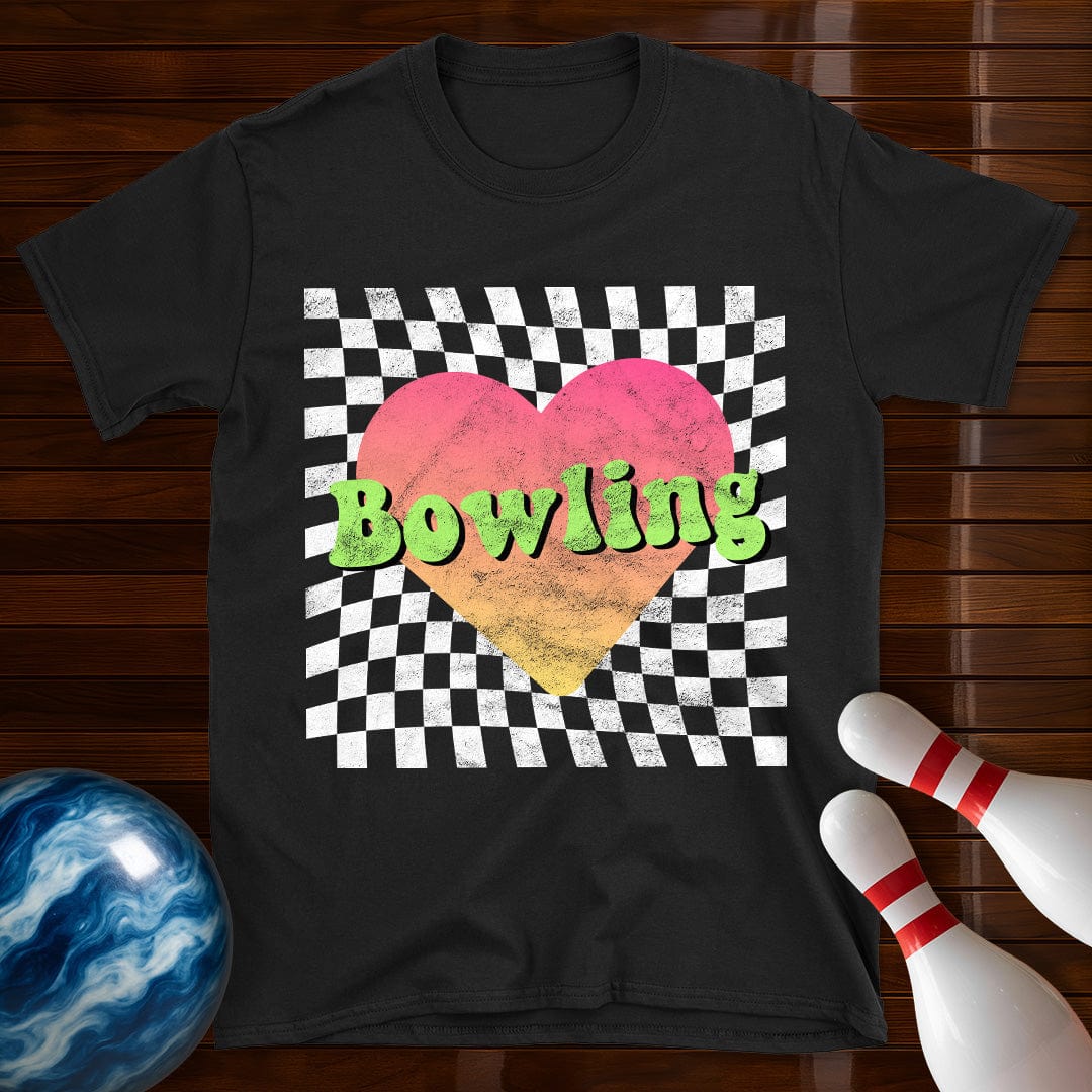 Retro Bowling Heart T-Shirt