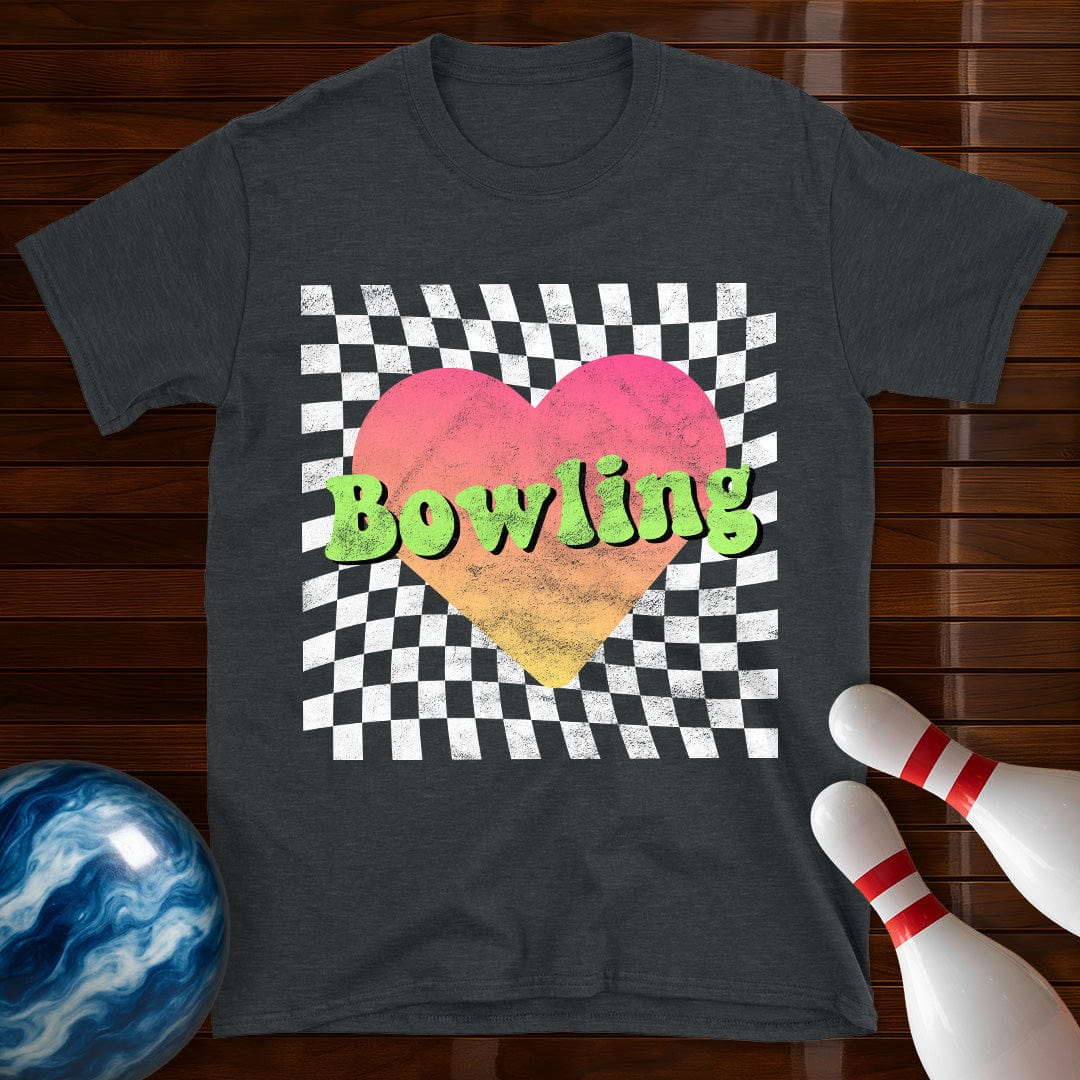 Retro Bowling Heart T-Shirt