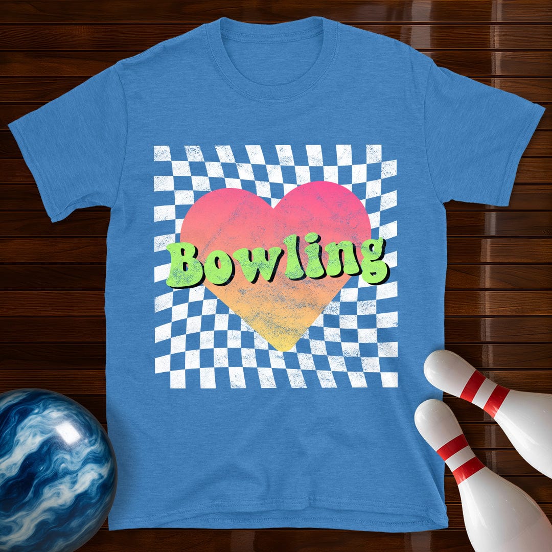 Retro Bowling Heart T-Shirt