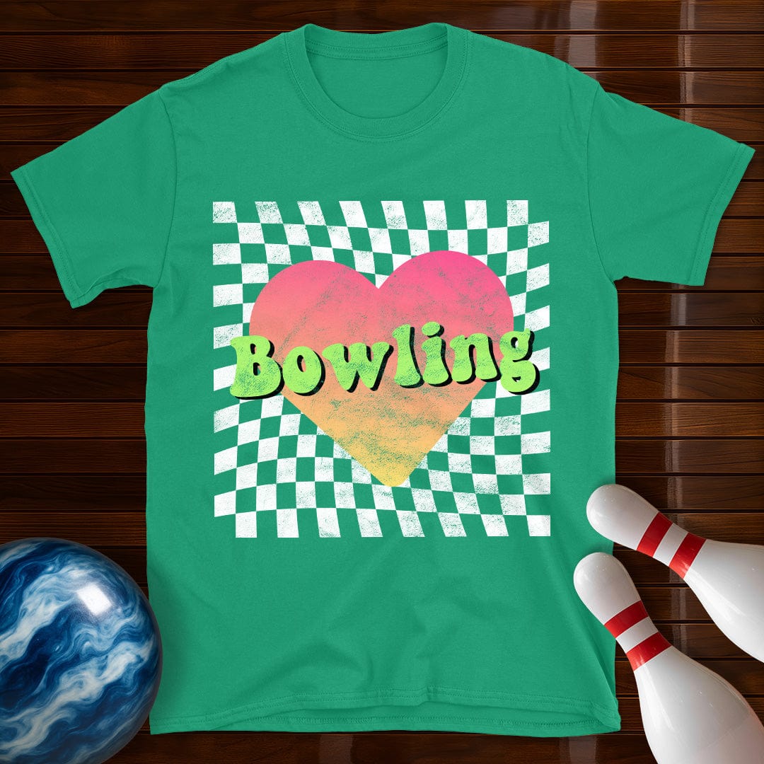 Retro Bowling Heart T-Shirt