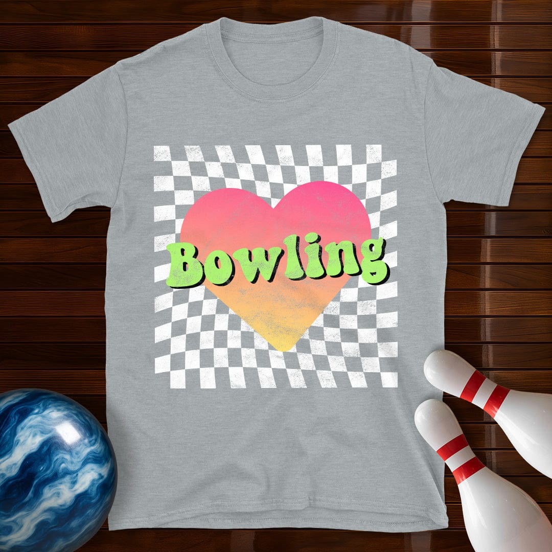 Retro Bowling Heart T-Shirt