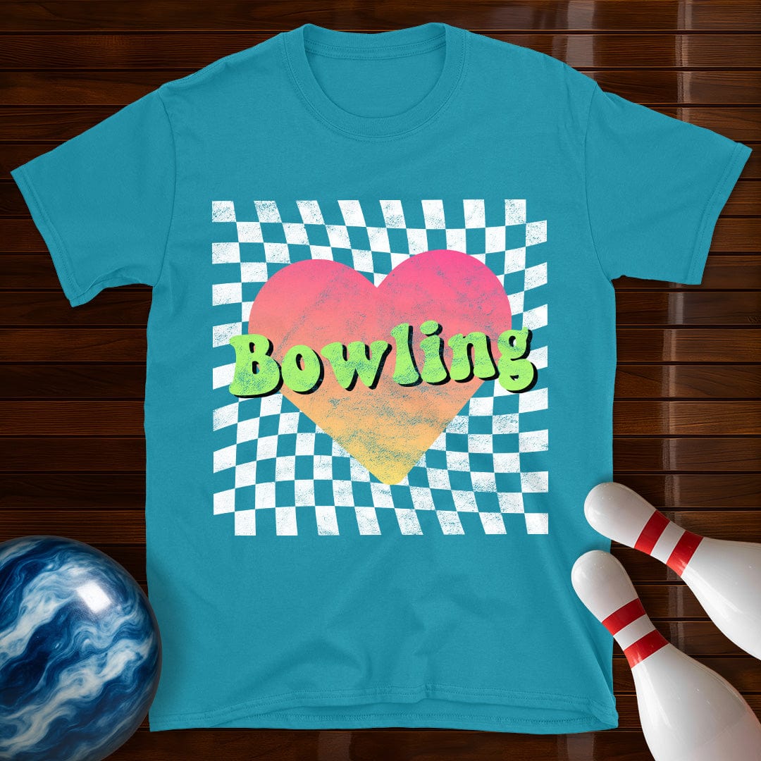 Retro Bowling Heart T-Shirt