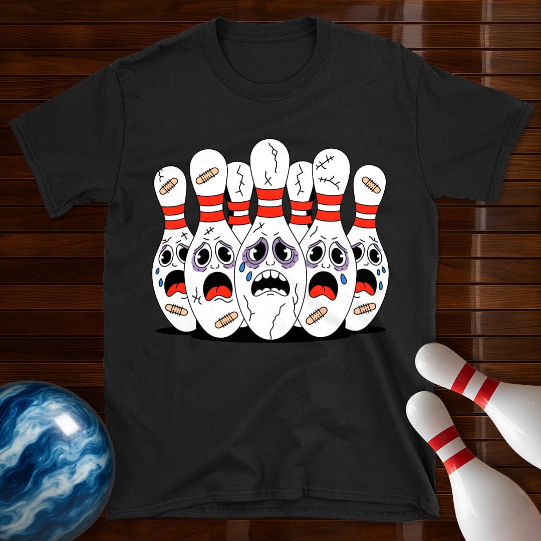 Scared Bowling Pins T-Shirt