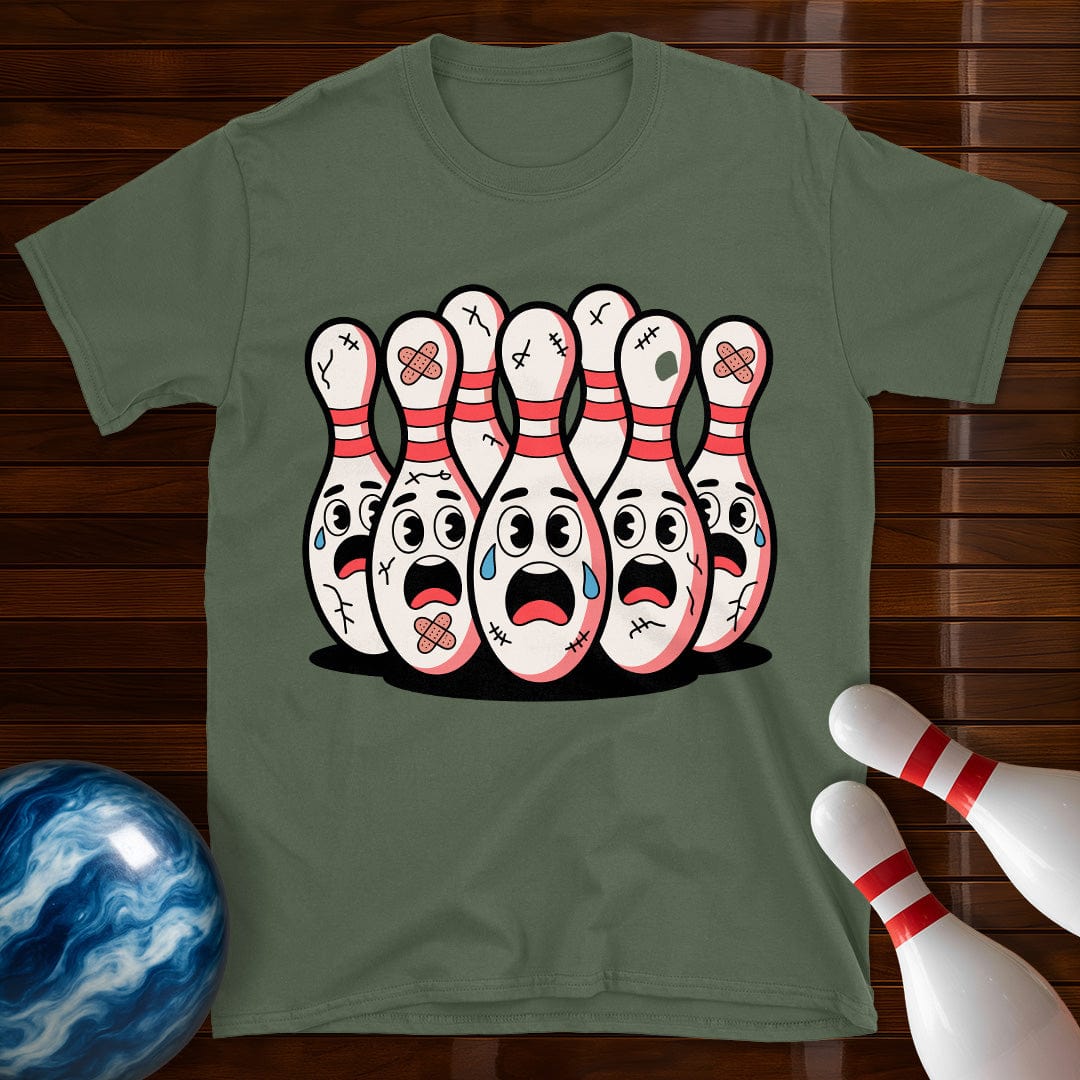 Scared Pins Bowling T-Shirt