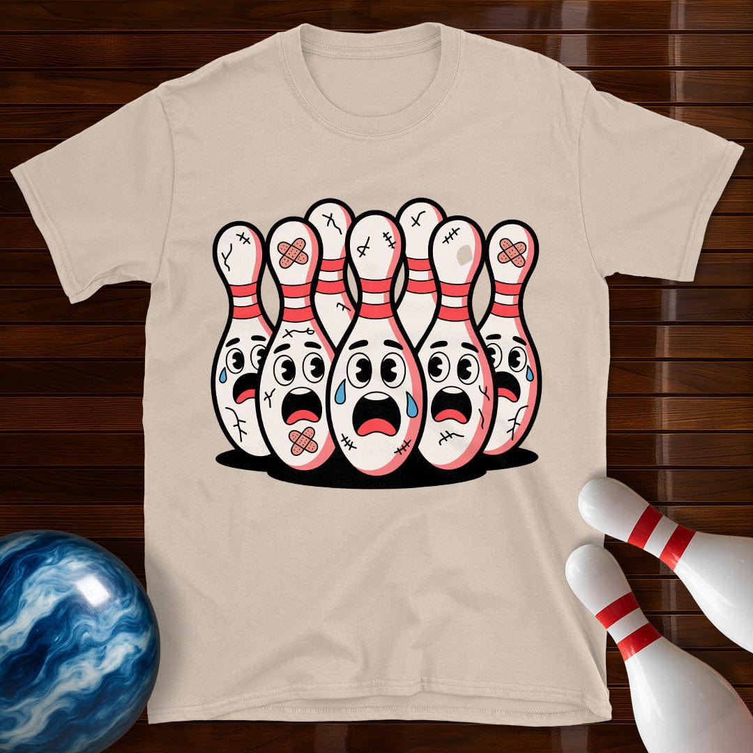 Scared Pins Bowling T-Shirt