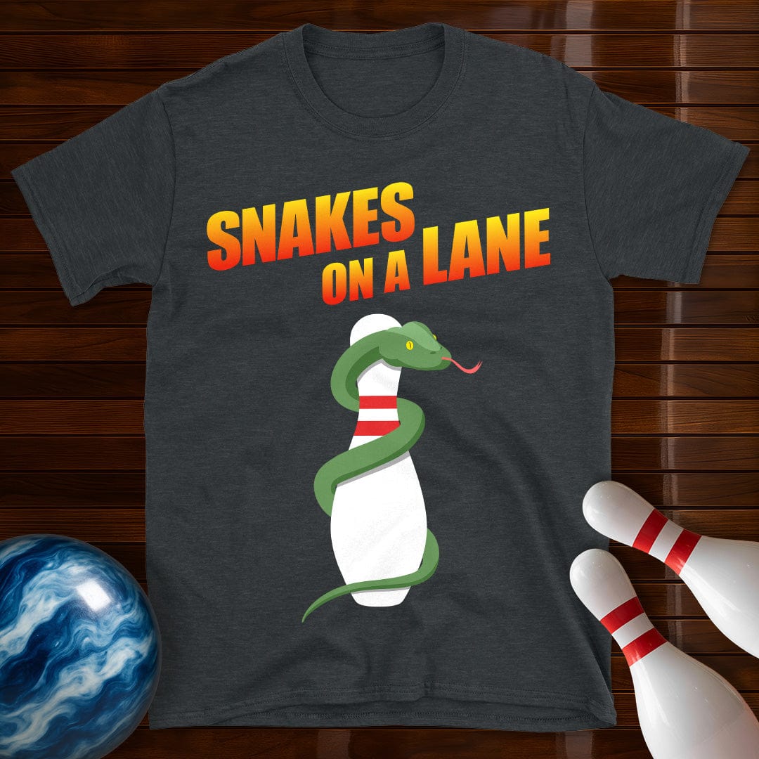 Snakes On A Lane Bowling T-Shirt