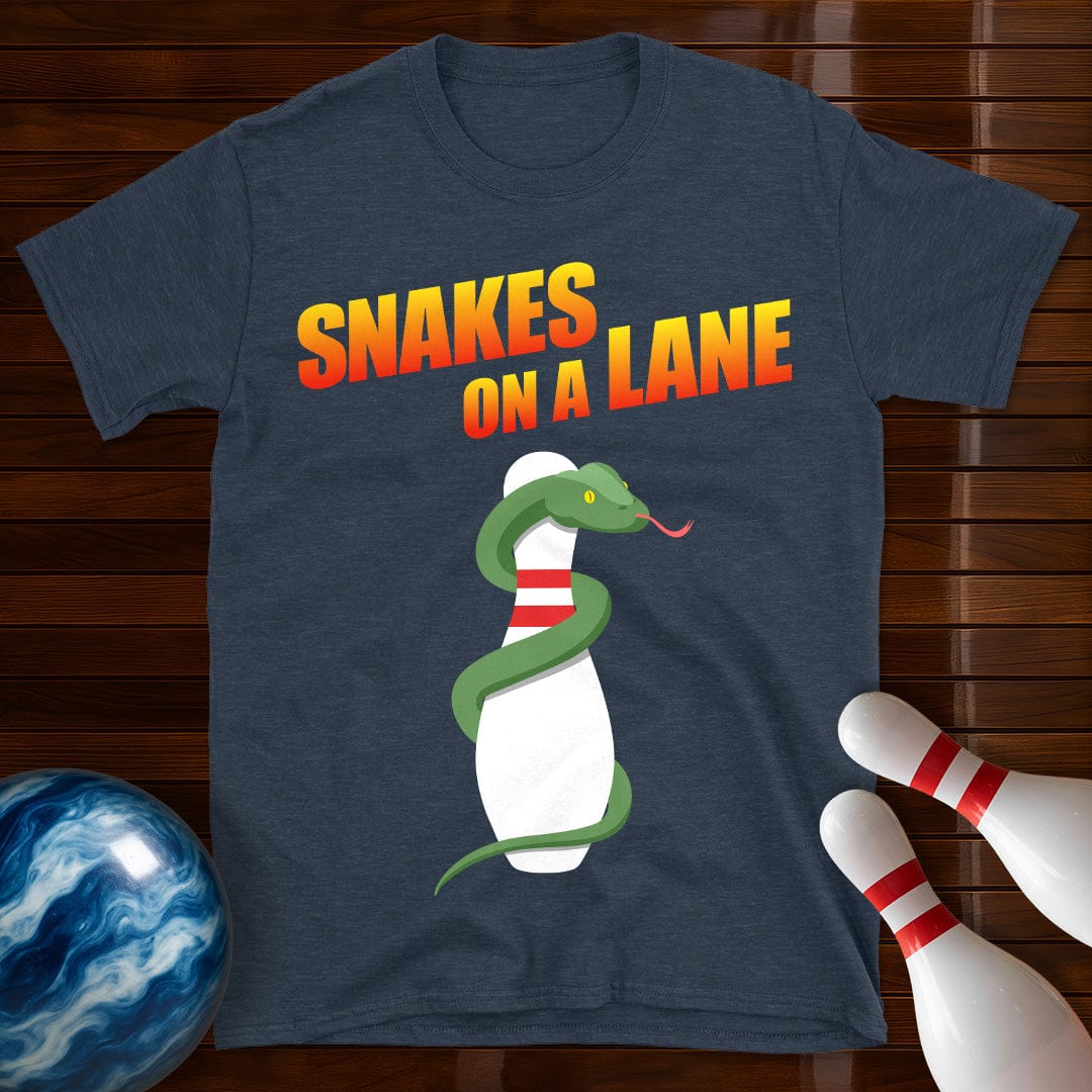 Snakes On A Lane Bowling T-Shirt