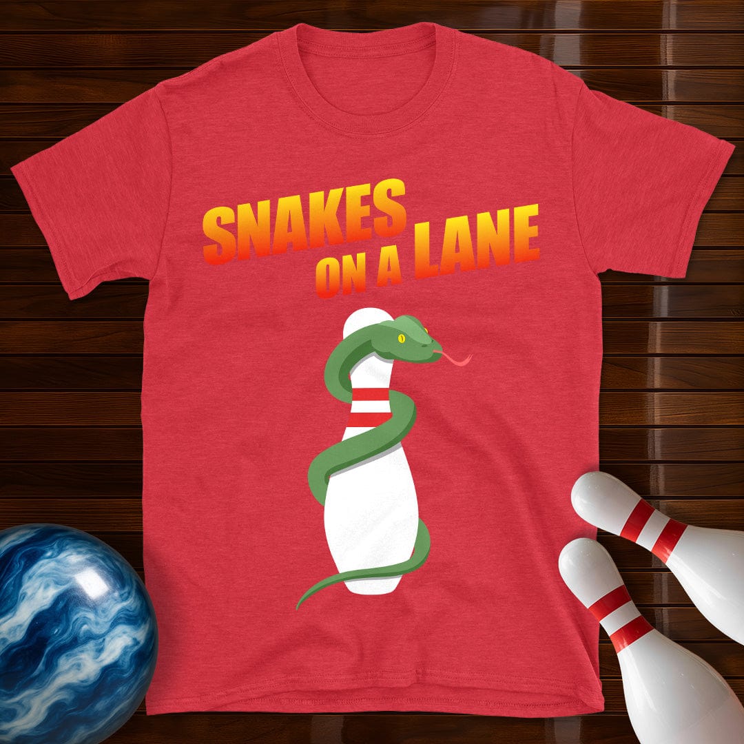 Snakes On A Lane Bowling T-Shirt