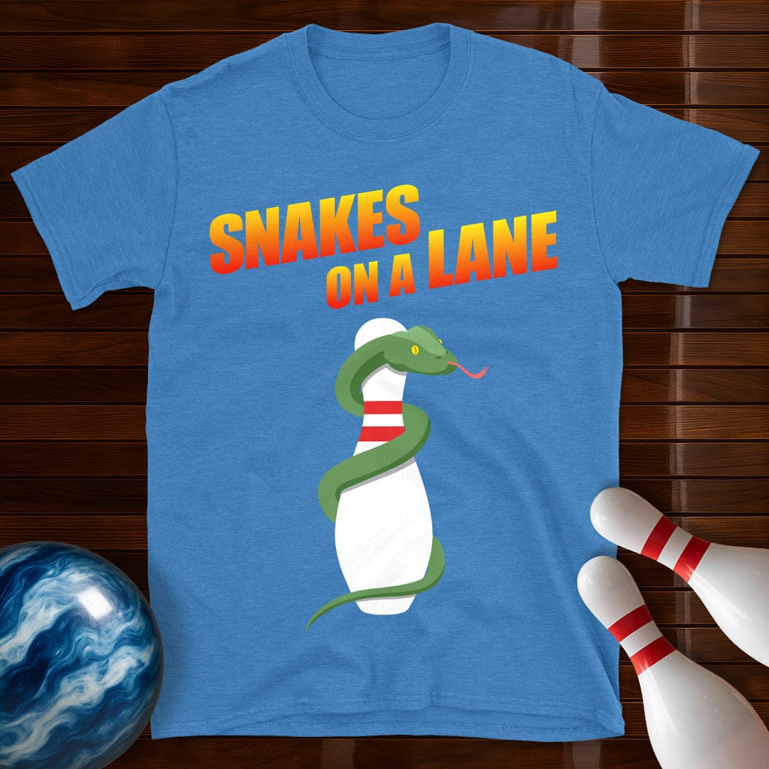 Snakes On A Lane Bowling T-Shirt